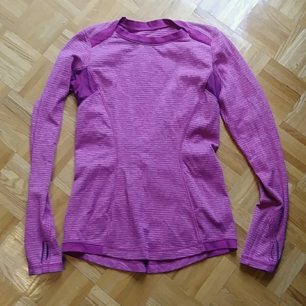 Lululemon Pink long sleeve running top
